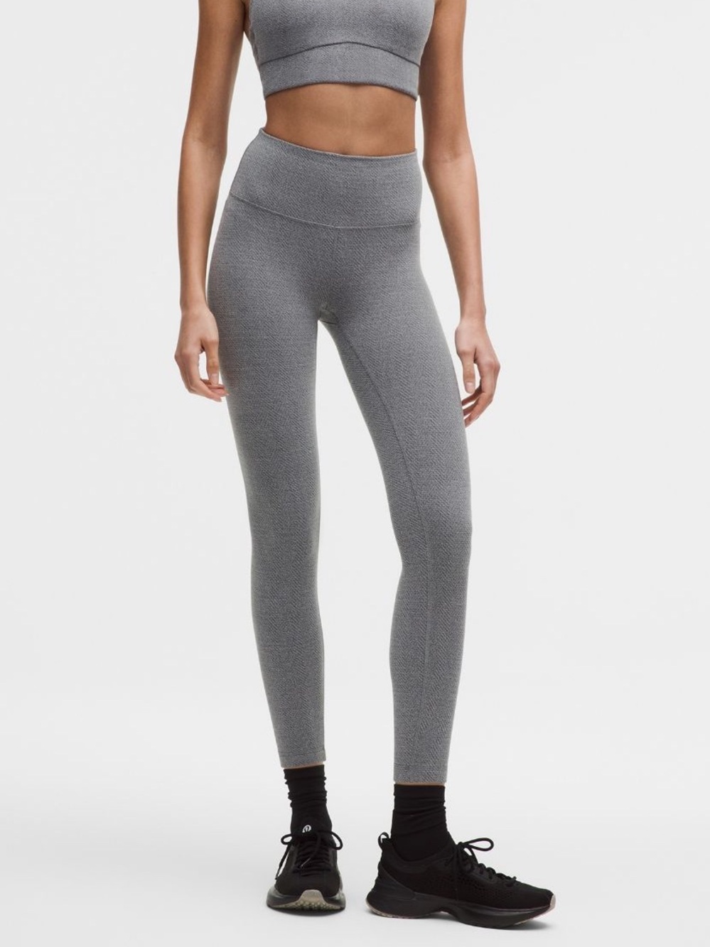 Lululemon Wunder train HR tight 25” Herringbone
